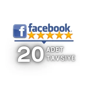 20 Adet Facebook Değerlendirme Satın Al