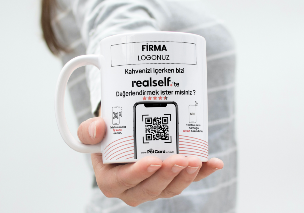 NFC ve QR Kodlu Realself Yorum ve Değerlendirme Kupası Satın Al